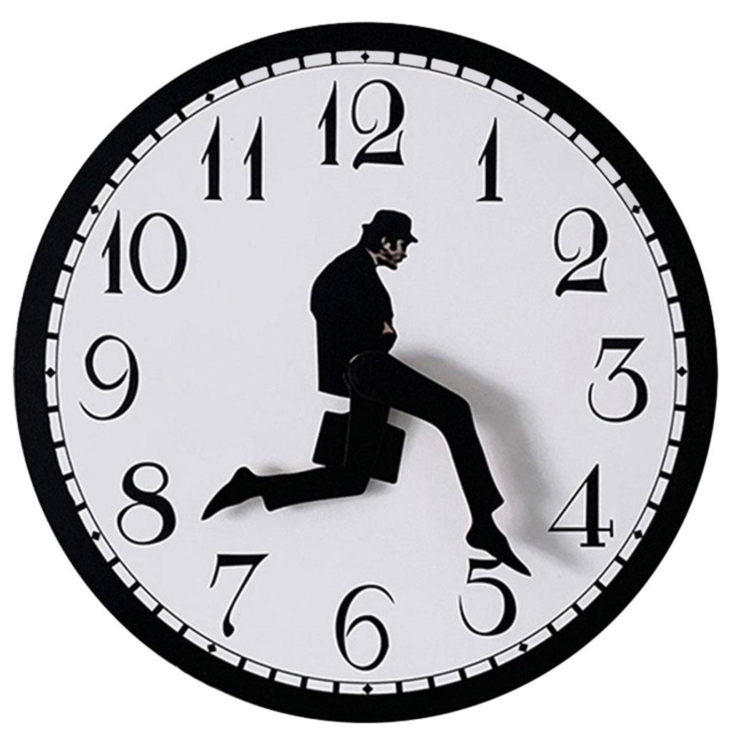 Maxbell Maxbell 10"/12" Modern Wall Clock Silent Living Room Bathroom Decor Ornament 25cm