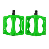 Maxbell Integrally-molded Bike Bicycle Pedals 9/16" Bearing Platform Pedals Green - Aladdin Shoppers