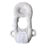 Maxbell Baby Feeding Pillow Baby Room Decor for Newborn Infant Baby Care Pink+Grey