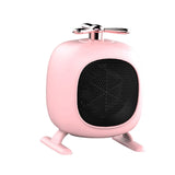 Maxbell Maxbell Space Heater Desktop Heaters PTC Ceramic Heating Fan for Dormitory Traveling Pink