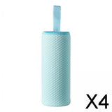 Maxbell 4xNeoprene Water Bottle Carrier Bag Cup Sleeve Holder Embossed 550ml Blue