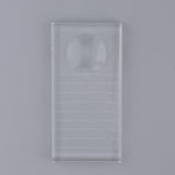 Maxbell Lashes Glue Pads Pallet Eyelash Extension Stand Holder Glass 10 x 5 x 1cm