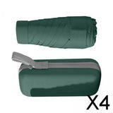 Maxbell 4xTravel Umbrella Mini Umbrella for Purse for Walking Outdoor Activities Beach Green