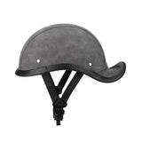 Maxbell Retro Styled Motorcycle Half Helmet Baseball Cap Multipurpose Scooter Helmet Grey
