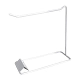 Maxbell Nail Fan Display Cards Holder Accessory for Salon Countertop 7.8x2.9x7.9inch White