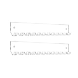 Maxbell Wall Necklace Holder Jewelry Display Stand for Drop Earrings Bangles Anklets