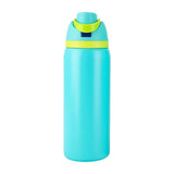 Maxbell Insulated Stainless Steel Water Bottle 1000ml Tumbler for Car Driving Picnic green