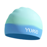 Maxbell Kids Swim Cap for Long Hair Swimming Hat for Swimming Pool Diving Snorkeling Blue