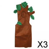 Maxbell 3xFunny Kids Trees Costume Clothes Clothing for Role Play Masquerade Birthday 115cm