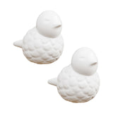 Maxbell 2 Pieces Ceramic Toilet Bolt Covers Stylish Toilet Decor Bathroom Decoration