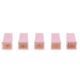 Maxbell 3x 5 Pieces Car FLF-M Standard Female Push In Cartridge Fuses 30AMP 32V Pink