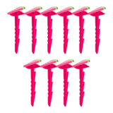 Maxbell 10Pcs Beach Towel Clips Picnic Mat Clips for Poolside Lounging Travel Pink