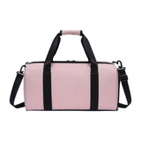 Maxbell Travel Duffle Bag Cross Country Bag with Shoes Compartment Sports Duffle Bag Pink