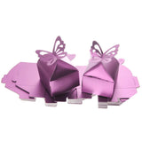 Maxbell 50PCS Butterfly Candy Gift Box Baby Shower Wedding Party Favor Light Purple - Aladdin Shoppers