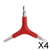 Maxbell 4xBike Bicycle Cycling Y Type Hex Allen Wrench Repair Tool Size 4mm 5mm 6mm