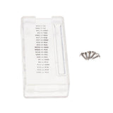 ABS GPIO Reference Case Protective Cover for Raspberry Pi zero 1.3/W Clear
