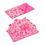 Maxbell 18 inch Girl Dolls Camping Tent Set Doll Accessories for Girls Kids Children Style D