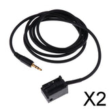 Maxbell 2xCar 3.5mm Male Aux Audio Input Cable Adapter for Ford Focus Fiesta Mondeo