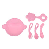 Maxbell Lovely Pink Tableware Dinnerware Baby Supplies for 9-11inch Reborn Doll MellChan Doll Accessories - Aladdin Shoppers