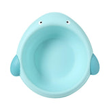 Maxbell Cute Children Washbasin Baby Portable Washing Basin Plastic  Whale blue