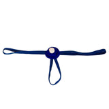 Maxbell Mens Santa Hat Thongs T Back Thongs Xmas Brief for Club Honeymoon Night Blue