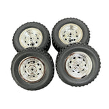 Maxbell 4x RC Wheels and Tires Set RC Crawler Car Tires for MN82 MN78 1: 12 Scale RC