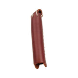 Maxbell Maxbell Snooker Cue Tip Cover Sturdy Practical PU Leather Billiard Cue Tip Protector Brown