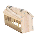Maxbell Wooden Pigeon Feeder Pigeon Supplies Bird Feeding Bowl for Birds Garden Home 40cm