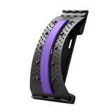 Maxbell Back Stretcher Extender Back Relaxation Waist Traction for Home Living Room black violet