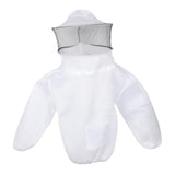 Maxbell Beekeeping Jacket Ventilated Protective Outdoor Lightweight Beekeeper Jacket White