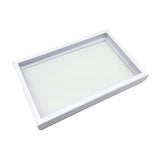 Maxbell Rings Display Tray 100 Slot with Claer Lid Display Case Jewelry Storage Tray C