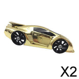 Maxbell 2xCar Shape Auto Air Conditioner Vent Clip Universal Vent Perfume Golden