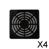 Maxbell 4xPC Computer 6cm Axial Fan Dust IP40 Filter Guard Protector Case Clip Sponge