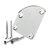 Maxbell 6xChrome Plated Neck Joint Plate for Electric Guitar