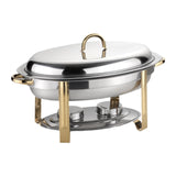 Maxbell Chafing Buffet Dishes Set Stainless Steel W/Lid for Wedding Birthday Banquet