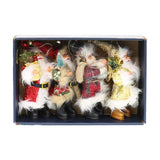 Maxbell Santa Claus Ornament Xmas Decoration for Holiday Farmhouse Bedroom Style B