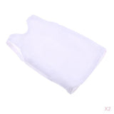 Maxbell 2pcs 1/6 Mens White Vest T-shirt Tops Sleeveless for 12'' Dragon Figures
