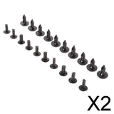 Maxbell 2x10 Pieces Car Bumper Fender Rivet Retainer Fastener Clip for VW Golf 4 Audi
