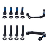 8 Pieces Bike Disc Brake Mount Adapter Steel Screws with Washers
