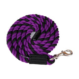 Maxbell Horse Lead Rope Barn Rein Lunge Line for Horses for Horse Livestock Training Purple Pink