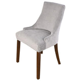 Stretch Wingback Chair Cover Slipcover Reusable Arm Chair Cover Light  Gray