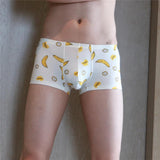 Maxbell Maxbell Sexy Men Seamless Boxer Briefs Printed Panties Underwear  2XL Banana