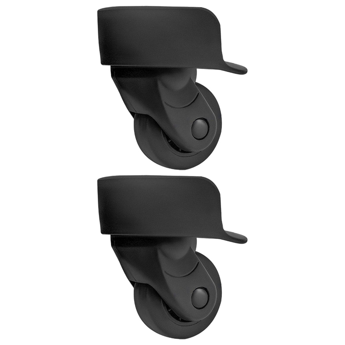 2 Pieces Luggage Replacement Wheels Luggage Accessories Mute Suitcase Wheels Style D