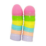 Maxbell Fillable Easter Eggs Toys Colorful Bright Party Favors for Office Home Event 12pcs Light Color