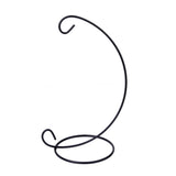 Maxbell 7xWhite/Black Iron Hanging Plant Stand Holder Landscaping Garden Black 23cm