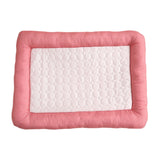Maxbell Pet Cooling Mat Washable Portable Lightweight Icy Silk Pet Sleeping Pad Pink