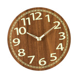 Luminous Wall Clock Decorative Light in The Dark Non Ticking for Bedroom