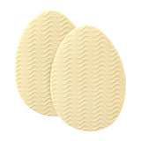 Maxbell 2xNon Slip Shoe Pads Self Adhesive Rubber for High Heels Round Head Apricot