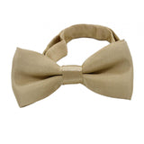 Maxbell Kids Bow Tie Versatile Soft Tux Bowties for Birthdays Stage Performance Prom Khaki