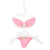 Maxbell 1/3 BJD Dolls Swimsuit Swimwear for SD MSD Dolls Accessory Pink - Aladdin Shoppers